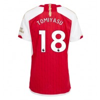 Arsenal Takehiro Tomiyasu #18 Hemmatröja Dam 2023-24 Kortärmad